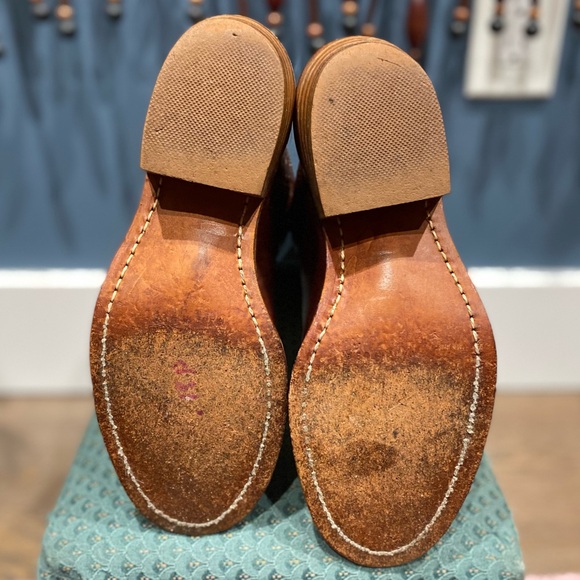 Vintage Floral Frye Campus Boots - Picture 2 of 5